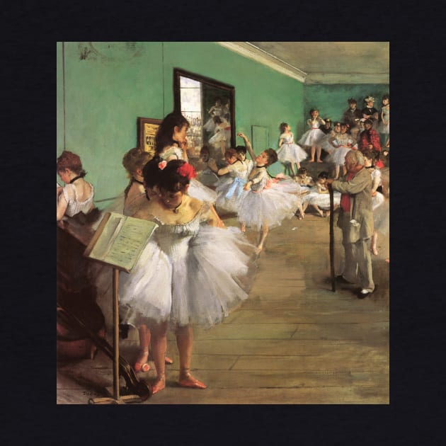 The Dance Class by Edgar Degas by MasterpieceCafe